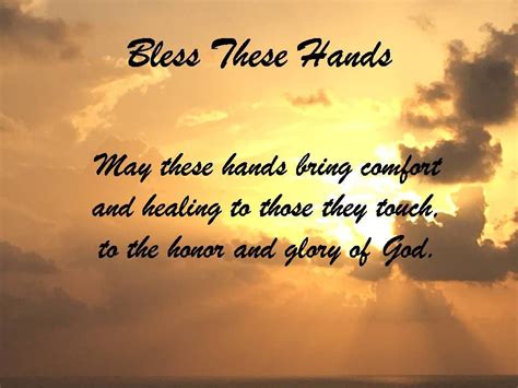Blessing Of The Hands Downloadable Print Caregivers