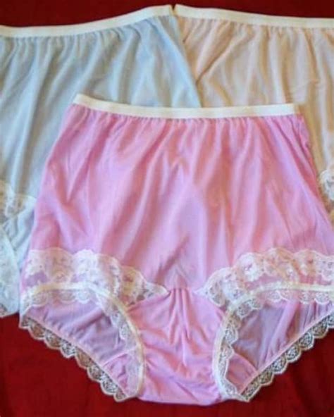 intimates and sleep sf10 pink new shiny granny briefs nylon panties women men male underwear clothing