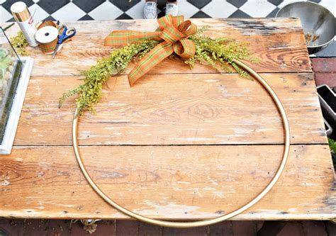 Diy Repurposed Hula Hoop Wreath — Jeffcityblogcom
