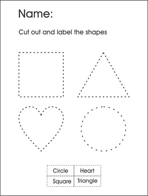 Printable Shapes To Cut Out