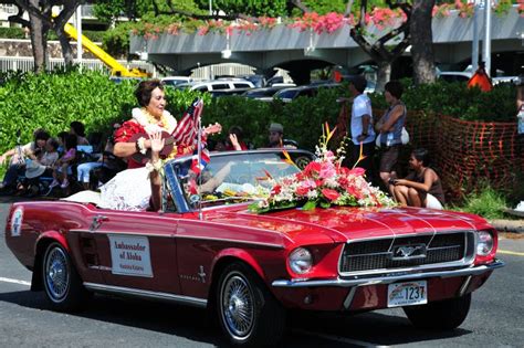 Hawaiian Army Guards Aloha Festivals 2010 Editorial Photography