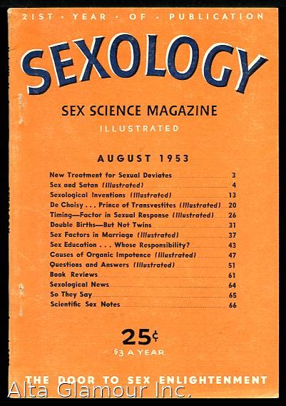 Sexology Sex Science Magazine Vol 20 No 01 August 1953 1953