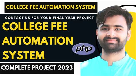 College Fee Automation System Vu Final Year Project 2023 Complete