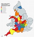 Map Of All Counties In England | secretmuseum