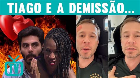 Tiago Leifert Pediu Pra Sair Do Bbb21 Demissão Rolou Beijo Na Casa Silvio Santos Vacinado E