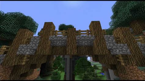 Minecraft Tutorial How To Build A Medieval Bridge Youtube