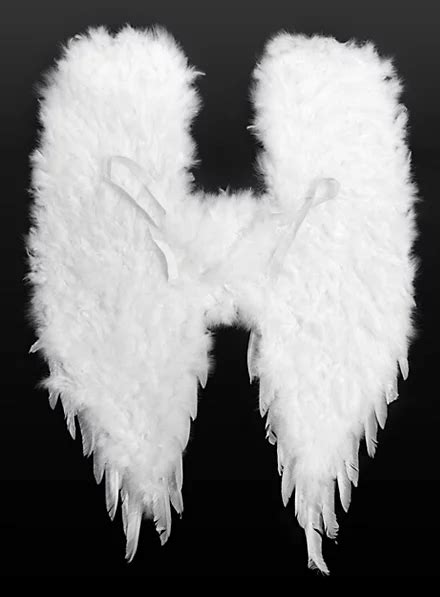 Large White Demon Feather Wings