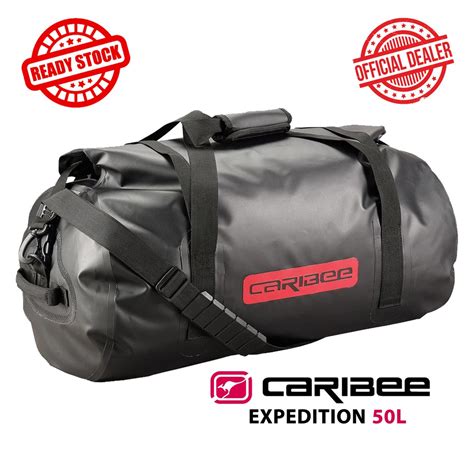 Caribee Expedition 50l Waterproof Duffeloffshore Bag Black Shopee Malaysia