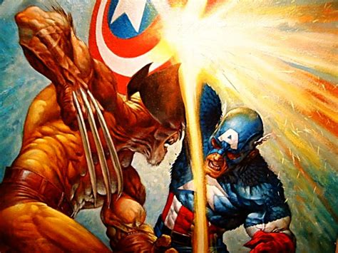 Captain America Vs Wolverine The Superheroes List