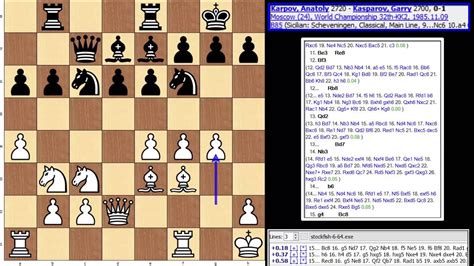 World Championship 1985 Game 24 Karpov Kasparov Youtube