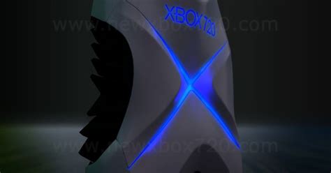 Xbox 720 Console Concept Design By David Hansson Blue Glow In The