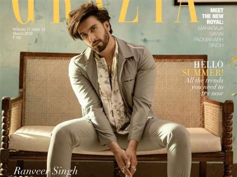 photo ranveer singh looks dashing hot in the latest cover of grazia hindi movie news times