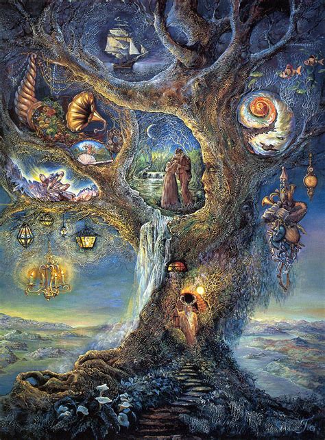 Tree Of Life Josephine Wall Painting Fantasy Artist