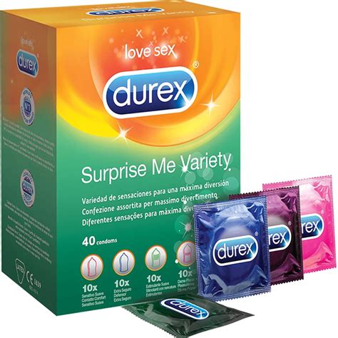 Durex Surprise Me Variety Box 40pk Youthstar