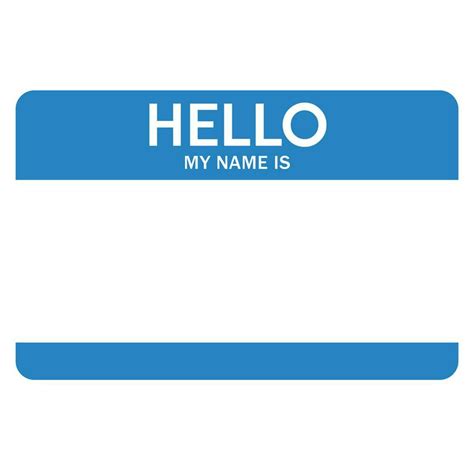 Hello My Name Isblue Poster 19x13