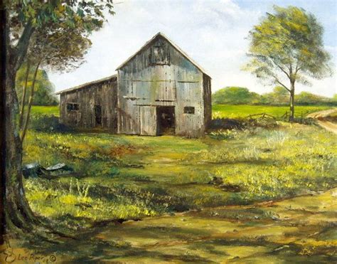 Old Barn Art Print By Lee Piper Barn Painting Barn Art Farm Scene