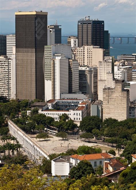 Skyline Of Downtown Rio De Janeiro Editorial Stock Photo Image Of