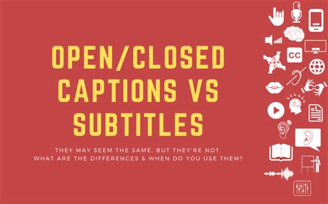 Closed Captions Vs Subtitles Thegreenbezy