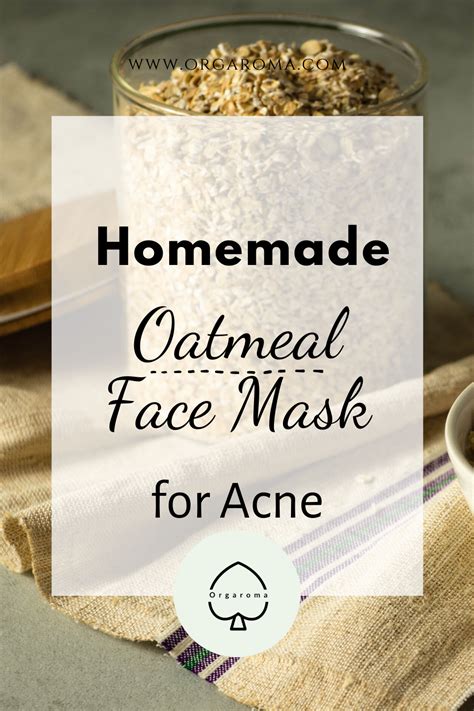 Homemade Oatmeal Face Mask For Acne Diy Oatmeal Face Mask Oatmeal
