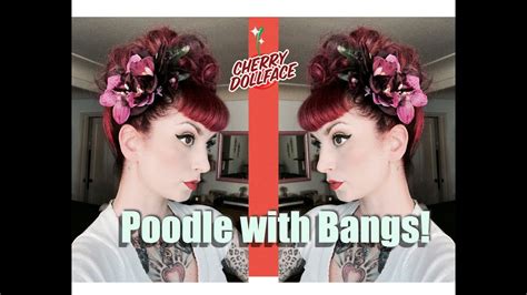 I know but i'm actually taking youtube serious this. Vintage Hair Tutorial: Poodle with Bangs! CHERRY DOLLFACE ...
