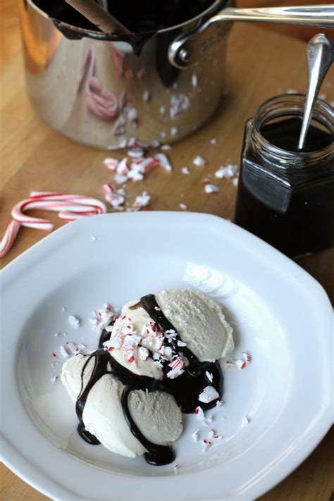 Leftover Candy Canes Make Salted Peppermint Fudge Sauce The Frugal Girl