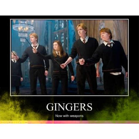 Don T Diss Gingers Cuz Gingers Are Awesome Fred And George Weasley Harry Potter Love Harry