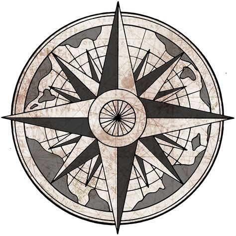Fancy Compass Rose Designs