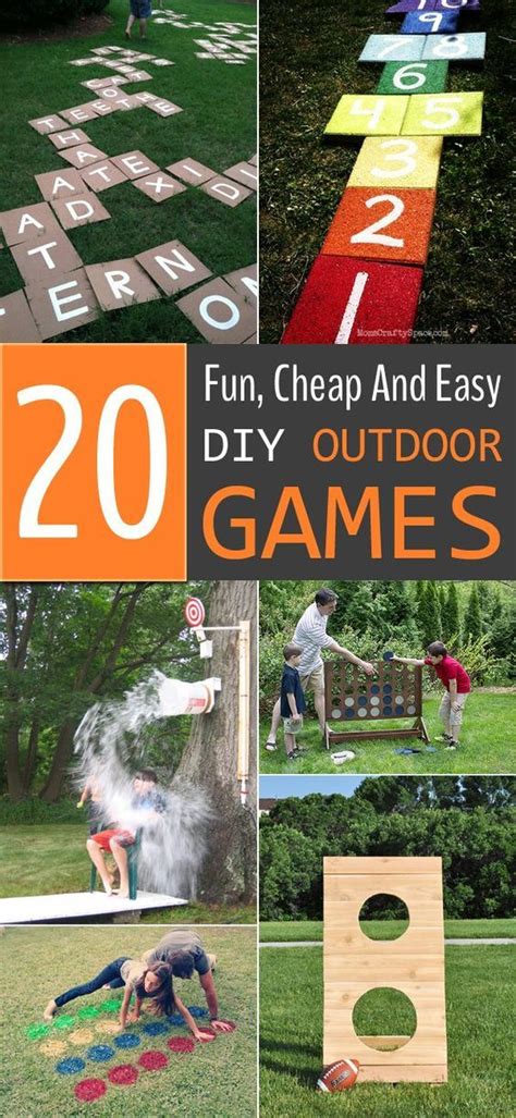 Fun Cheap And Easy DIY Outdoor Games For The Whole Family Diy Yard Games Outdoor Games