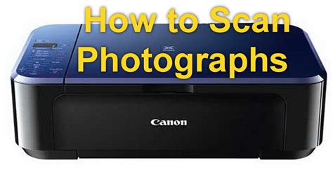 We are delivering a tutorial on 'how to scan from printer to computer?'. Canon Pixma E510 - Scan Photographs From The Canon Utility ...