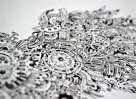 Strikingly Detailed Steampunk Owl Illustration By Doodle Artist Kerby