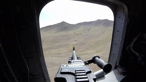 M240 Helicopter Door Gunner In Afghanistan Ch 46 Phrog Youtube