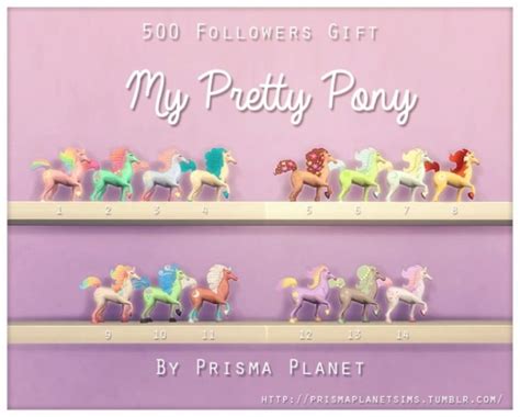 Rainbow Pony Toys At Prisma Planet Sims 4 Updates