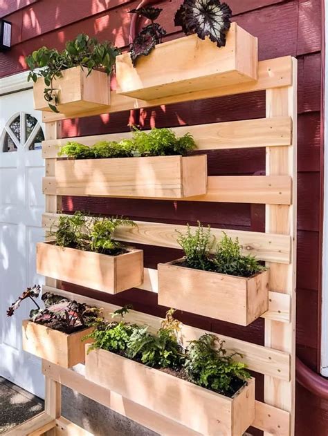 Diy Railing Planters For Your Deck Or Balcony Vertical Garden
