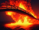 Burning bridge - 1 • VIARAMI