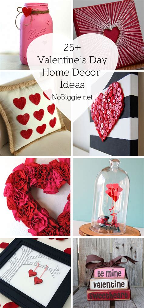 Homemade valentine's day decoration crafts. 25+ Valentine's Day Home Decor Ideas
