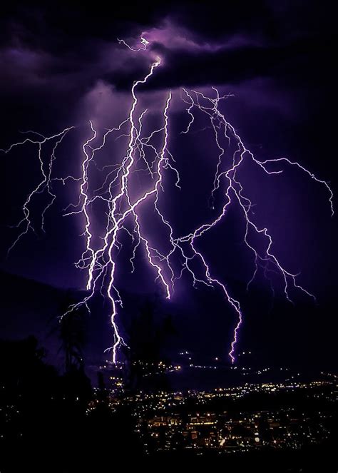 Purple Lightning Photos Lightning Photography Storm Wallpaper