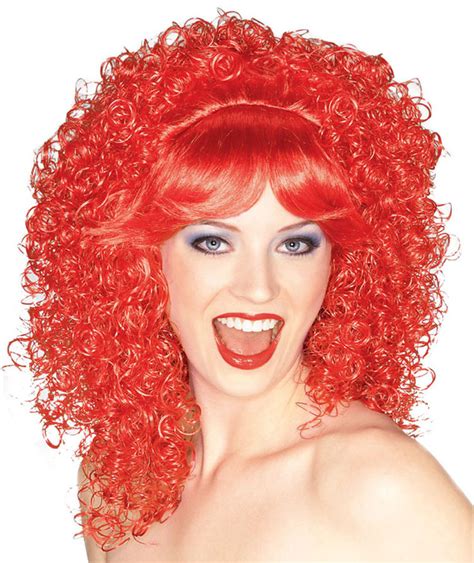 Red Curly Wigs Hairturners