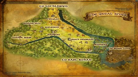 Lotro Anduinthe Great River Lothlórien Gadget Art Play Channel Blog