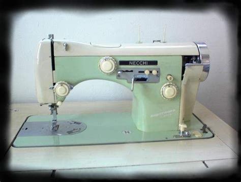 Necchi Supernova Bu In Mint Green Sewing Machine Tattoo Sewing Machine