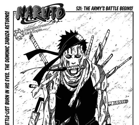 Naruto Manga Chapter 521 The Armys Battle Begins