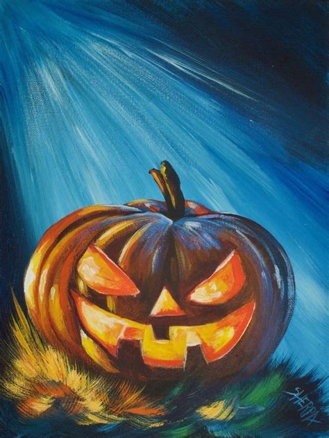 Halloween Canvas Paintings Halloween Painting Easy Paintings Easy