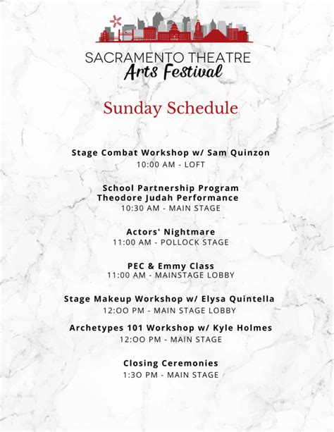 Sacramento Theatre Arts Festival Stc Sacramento Theatre Company
