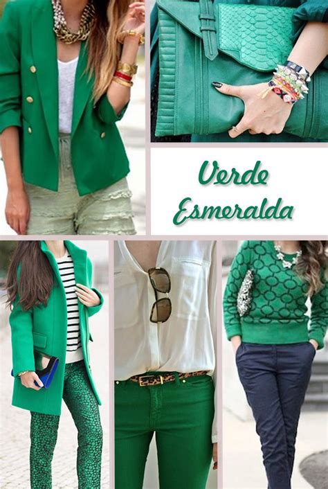 Combinaciones Diversas En Verde Esmeralda Ideales