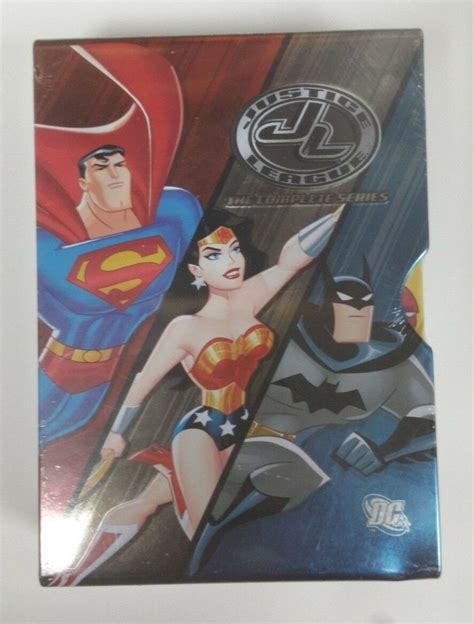 Justice League And Unlimited Complete Series 10 Dvd Animated Box Etsy