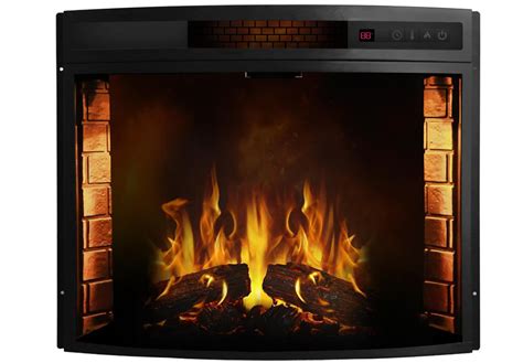 Elwood 23 Inch Curved Electric Fireplace Insert