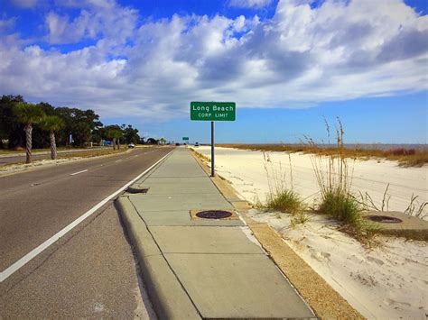 Long Beach Mississippi Beach Town Beach Highway Signs