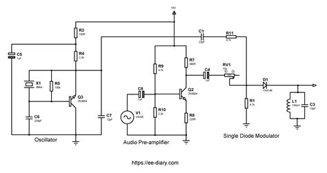 Am Transmitter Using Single Diode Modulator Ee Diary