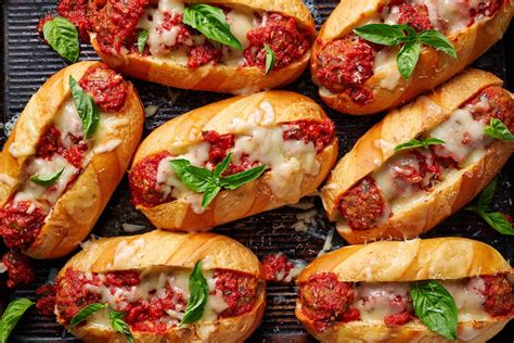 Easy Italian Meatball Sub Sandwiches Baker By Nature