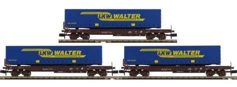 N Scale Minitrix 15257 02 Flatcar 50 Foot Container Deutsche Bundesbahn 31 80 450 9