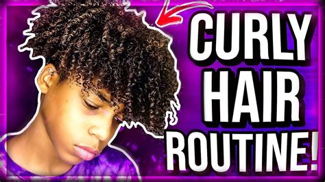 My Curly Hair Routinefast And Easynatural Hair Youtube